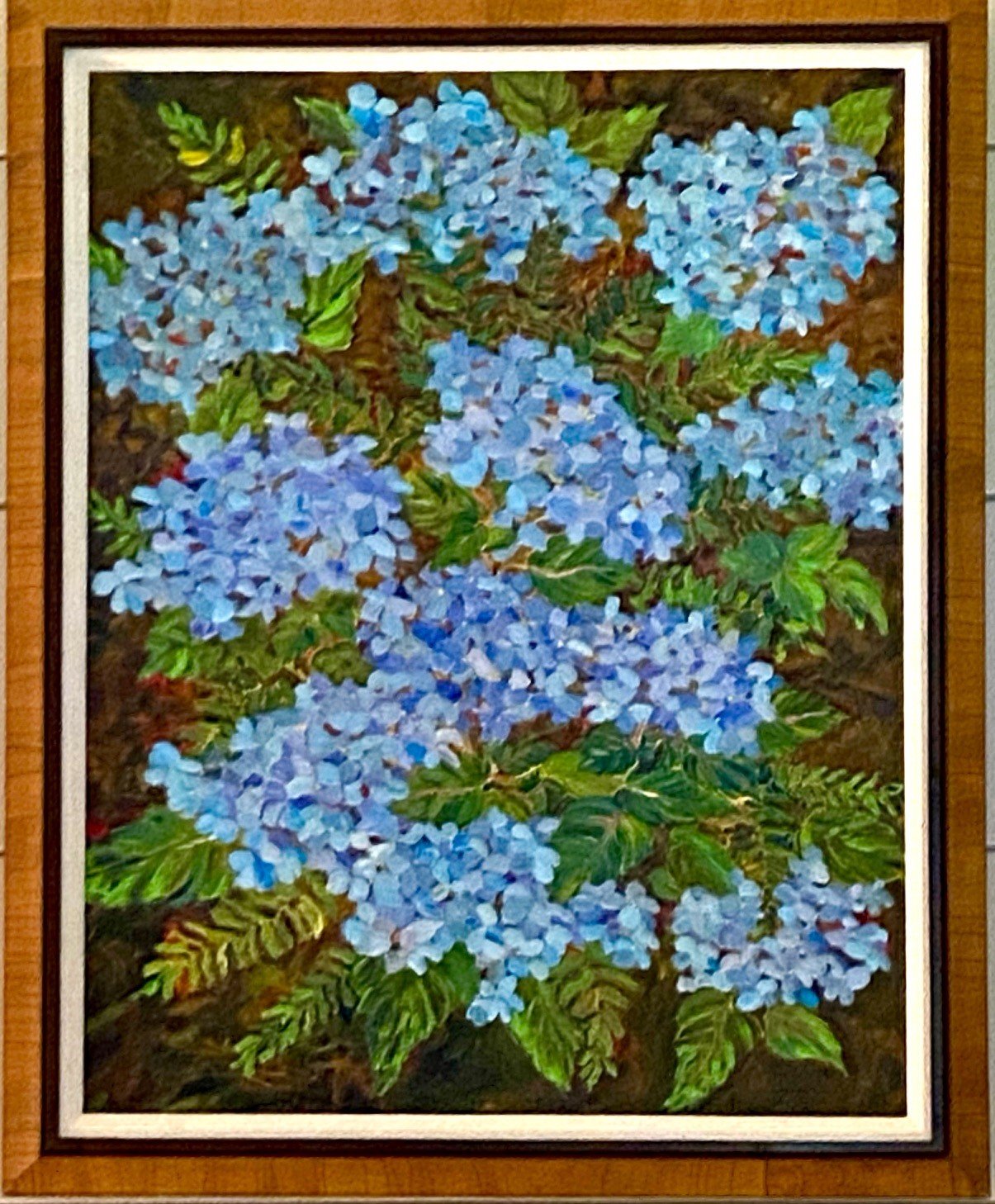 Flowers are among Charlotte Chastain's favorite subjects to paint.
